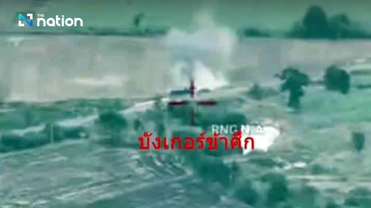 Pesawat Tempur F-16 Thailand Gempur Gudang Senjata dan Amunisi Kamboja